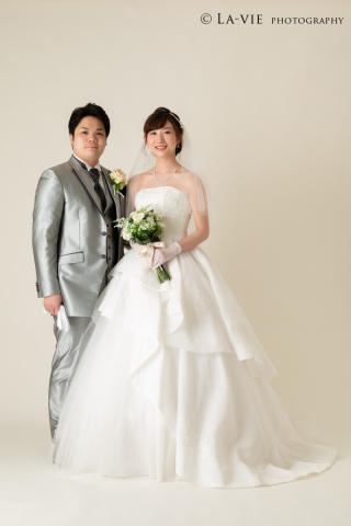 スタジオでお二人らしいお写真を♬