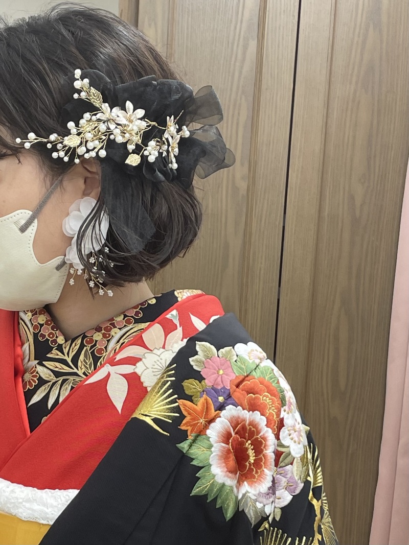 華やかなヘアに♪