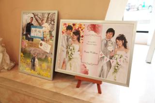 前撮り&ウエルカムボードのセットも人気です!