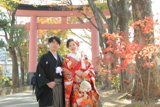 秋の空、紅葉フォト♪