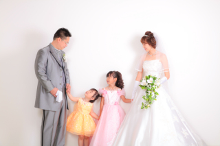 家族でフォトウェディング♪