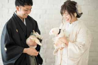 わんちゃん猫ちゃんフェレットくんも!ペットとの撮影大歓迎!