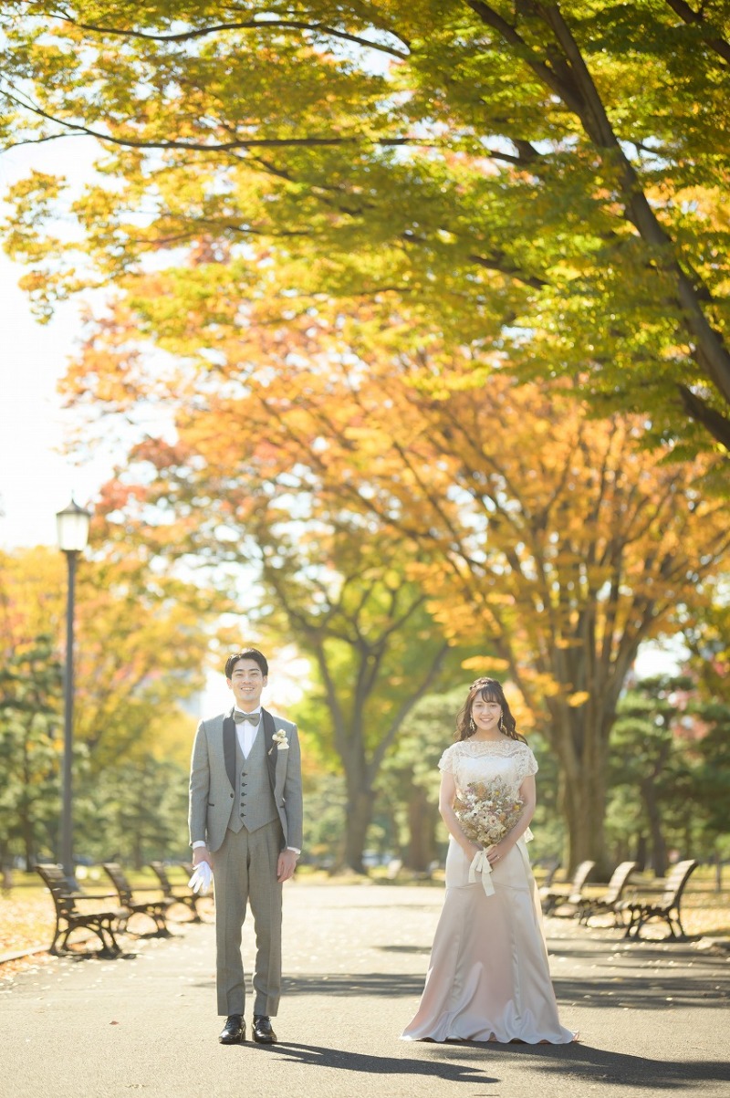 紅葉前撮り
