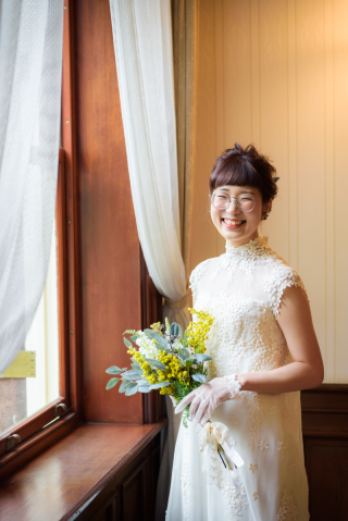 洋館にぴったりなヴィンテージドレス！