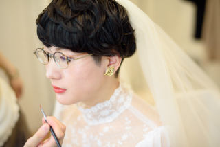 ヴィンテージドレス×国立博物館!オシャレフォトウエディング