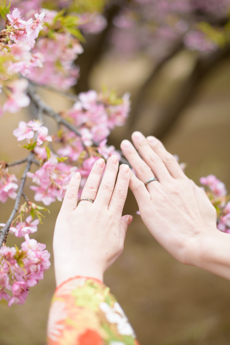 河津桜と撮影してきました!