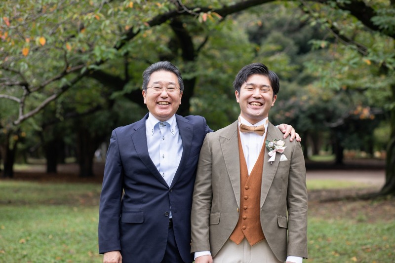 家族と撮る結婚写真！