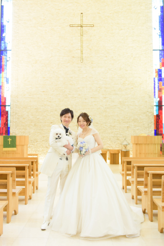 ペット×チャペルプラン(メイヤー・ライニンガーチャペル)撮影レポ