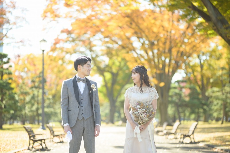 紅葉前撮り