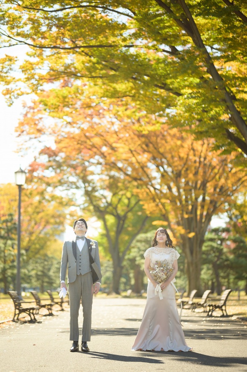 紅葉前撮り