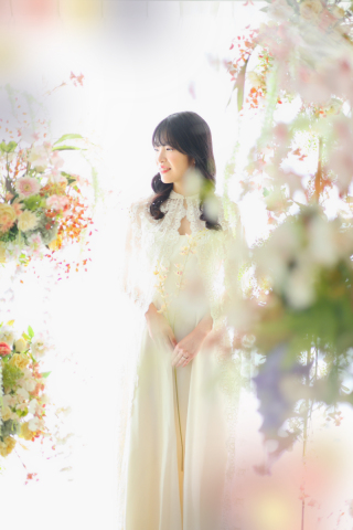 先着6名様!お花×ヴィンテージドレス撮影