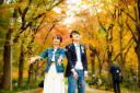 紅葉での撮影なら出張費0円の靱公園がオススメ*