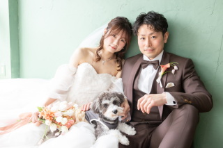 ペットと一緒に楽しむフォトウェディング