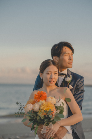 海で叶えるフォトウェディング!