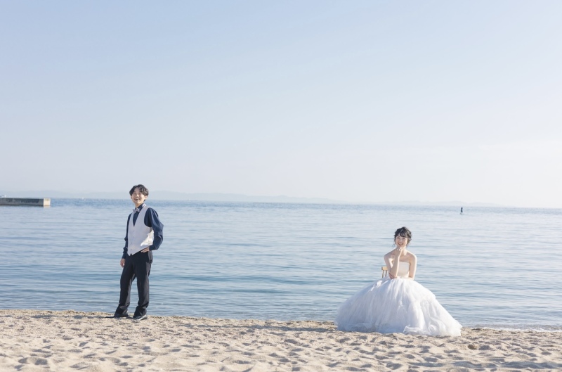 関西で叶える海フォトウェディングの撮影スポット