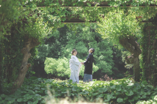 春夏ウェディングフォトは新緑森林ロケで決まり!