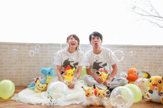 ぬいぐるみを使ったフォトウェディング