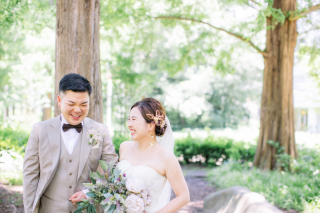 春夏ウェディングフォトは新緑森林ロケで決まり!