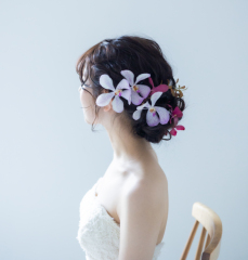 【#abephoto】-生花-ヘアアレンジ