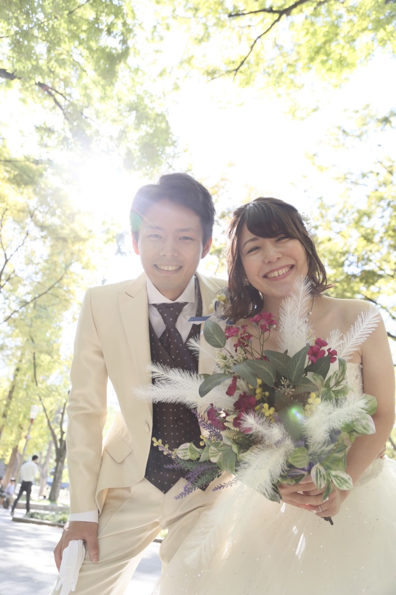 大人気!靱公園でのロケーション撮影