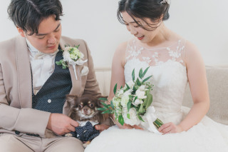 館内洋装プランで挙式風ウエディングフォト！