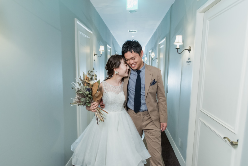 館内洋装プランで挙式風ウエディングフォト!