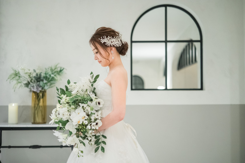 新婦様の美しいソロショットのご紹介♡
