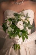 前撮りも生花ブーケで!