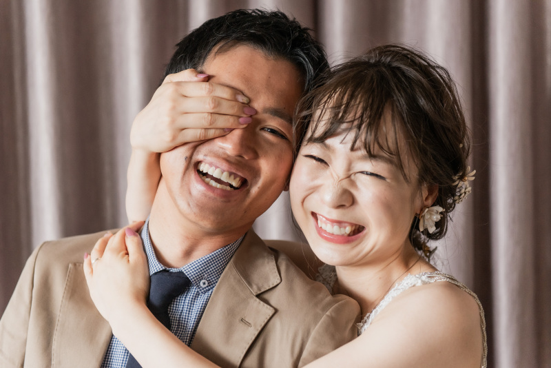 自然体なお二人のショットを!