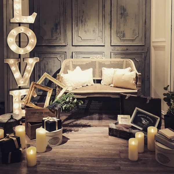 可愛くアレンジされた一番人気のPhoto Booth