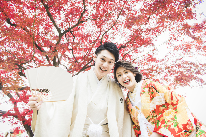 ♡紅葉シーズンの和装ロケーションフォト♡