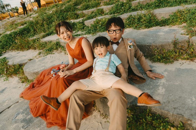 お二人はもちろん！ご家族、兄弟でも！お子様やご友人様！大切な方と一緒に撮影可能♡