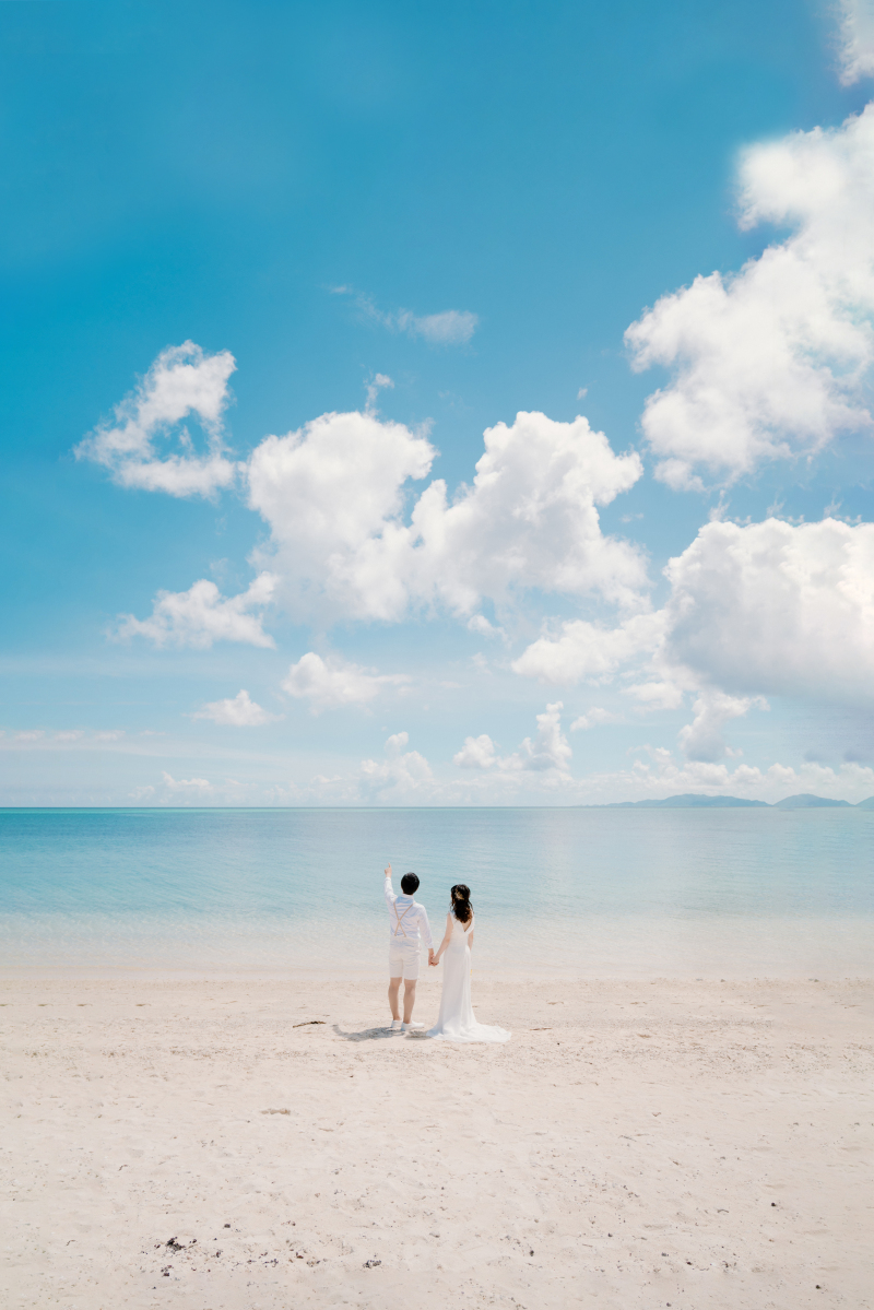 晴れた時の沖縄本島