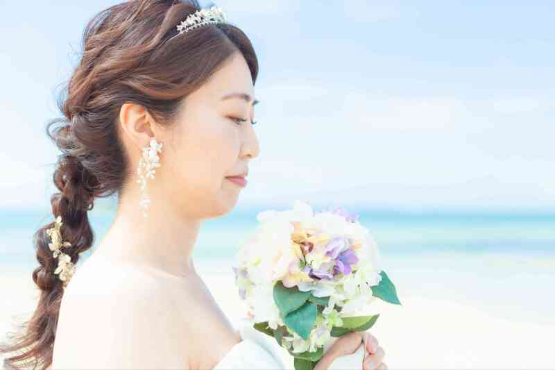 ご新婦様のヘアセット