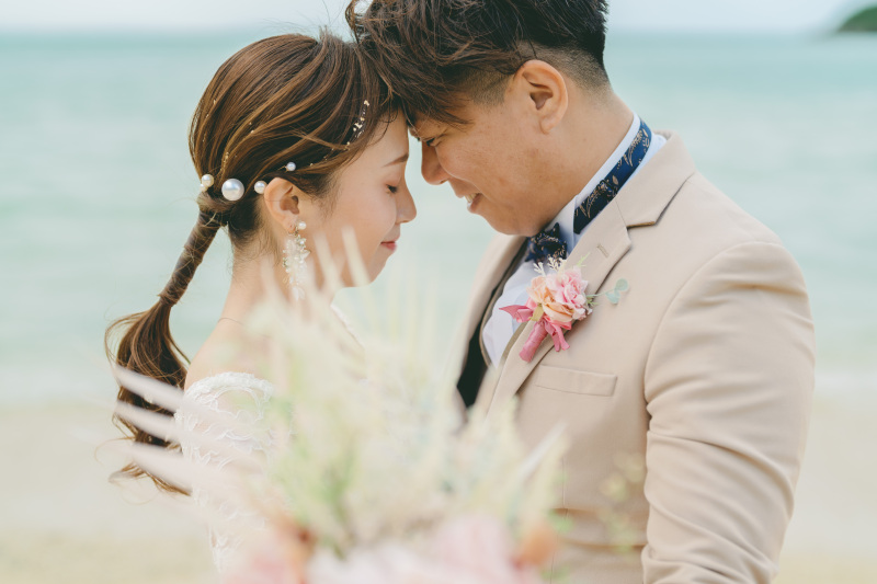 妊婦様も安心してウエディングフォトを。