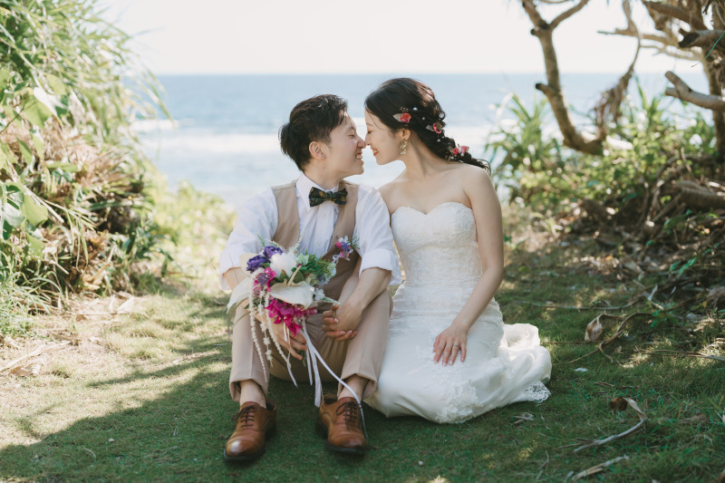 サロンの近くには・・大人気の写真スポットヤシの木ロードがあるんです!♡