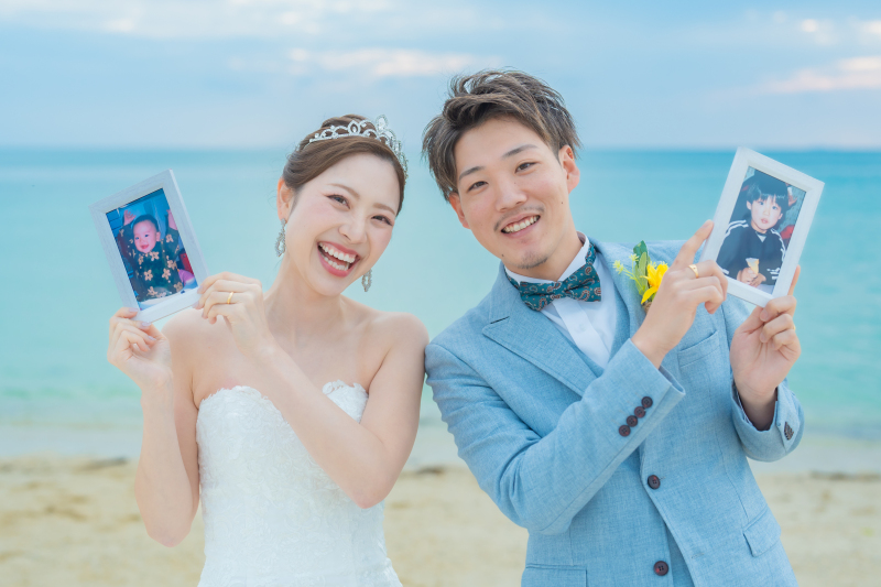 【海の見えるチャペルのご紹介】チャペル内から沖縄の美しい海を眺めることができます