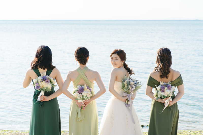 本日の撮影は「晴れ女」の新婦様の勝利でした★