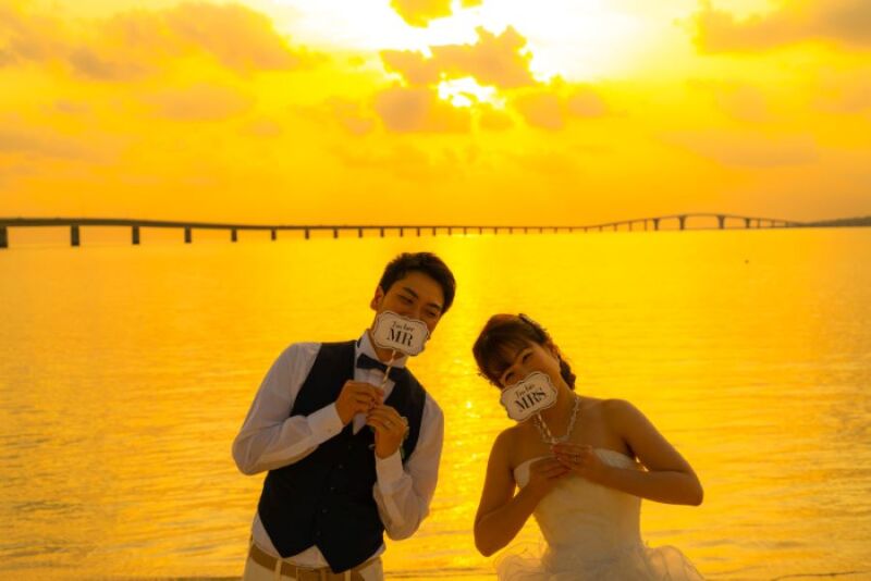 ドラマティックな写真が残せる♬南国ビーチでのサンセット撮影！