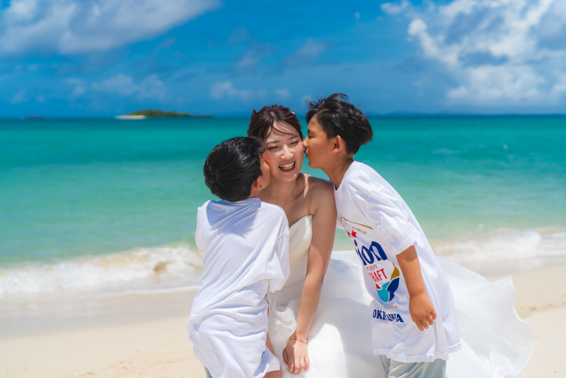ビーチ&times;チャペル撮影可能です♡沖縄らしいチャペルと沖縄感じる海で大満喫♡