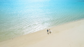 沖縄の青い海 ！！！ドローンならマルマル映ります( ^&omega;^ )