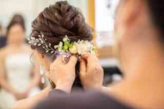 お仕度中の様子をチラ見せ♪