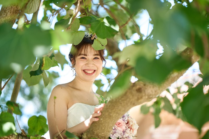 ビーチとセットで南国らしさを感じるグリーン撮影もいかがですか??