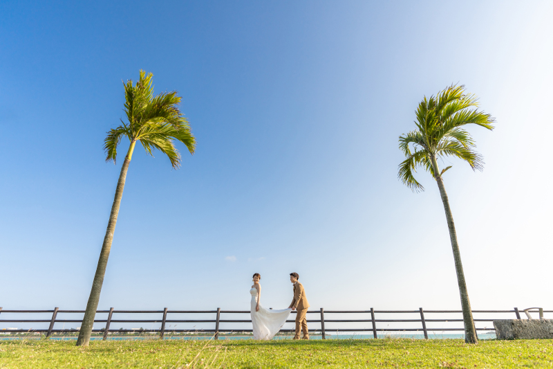 沖縄の美しい青い海も素敵ですが、星空やナイト撮影でロマンチックな撮影しませんか？
