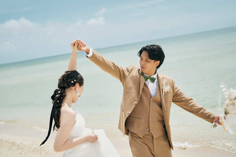 ビーチだけじゃない★南国のグリーン撮影も大人気です♡