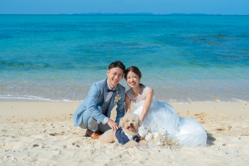 沖縄の美しい海を撮るにはドローン写真でしょ〜〜♡