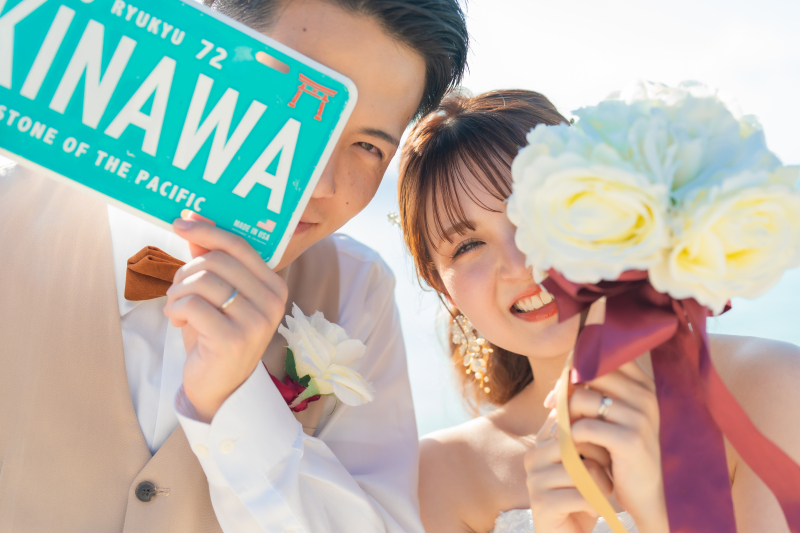 ブーケ1つで写真の見え方も変わります♡
