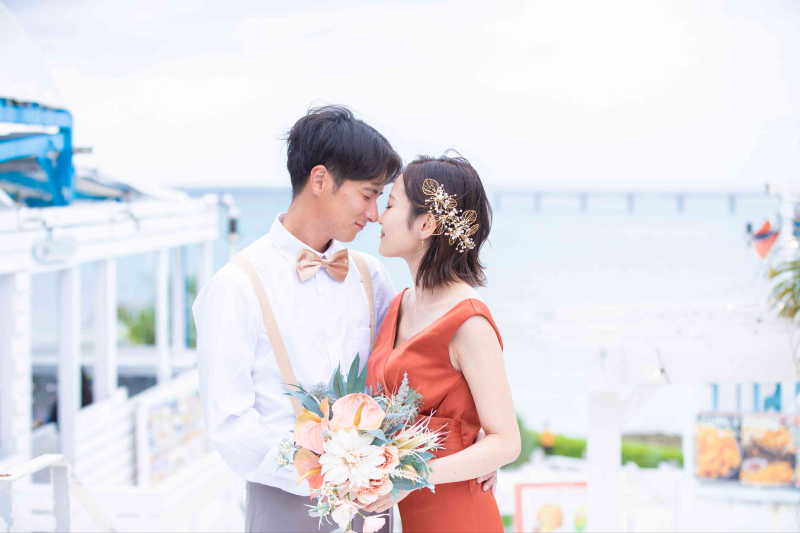 ブーケ1つで写真の見え方も変わります♡