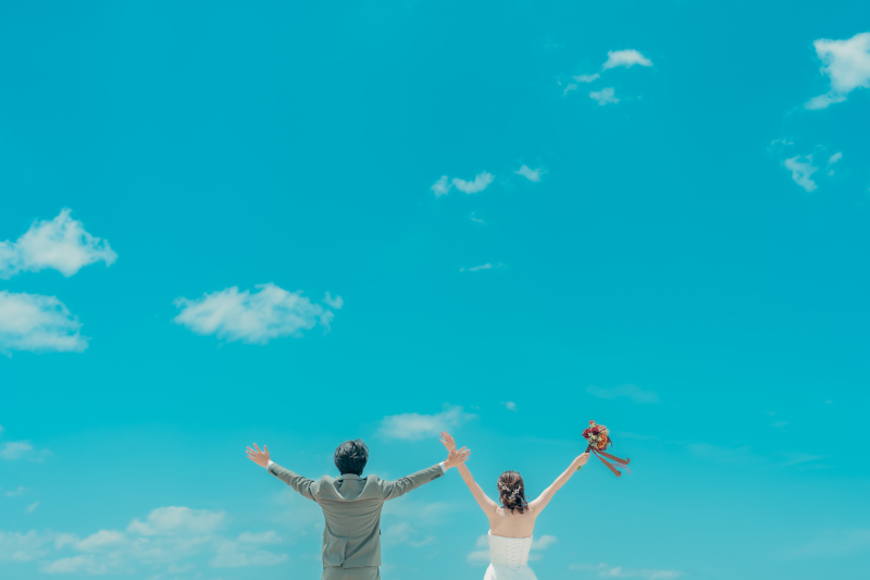 沖縄の大きな空で星空撮影しませんか♡？ナイト撮影もロマンチックで最高ですよ♪♪♪