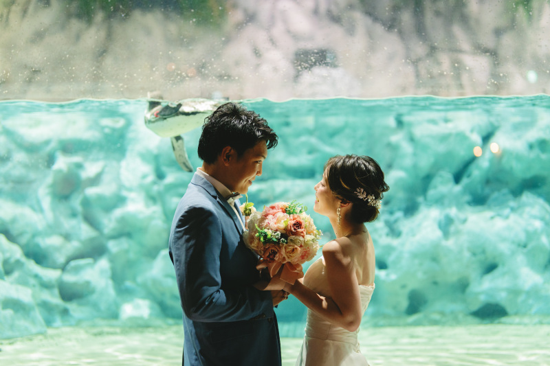 "海"の見える絶景チャペルで撮影もお任せください!美しい景色と共に♪